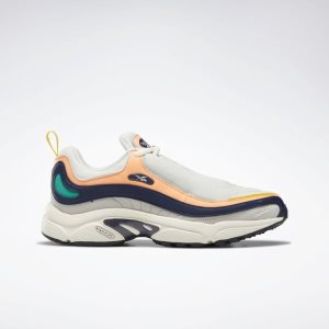 Reebok Daytona DMX Turnschuhe Damen - Grau/Orange/Navy - DE 403-OWQ